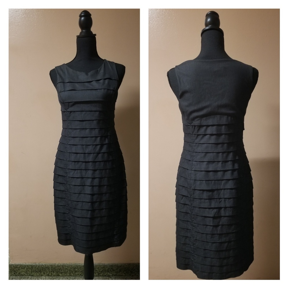 Grey Dress with Side Zipper
